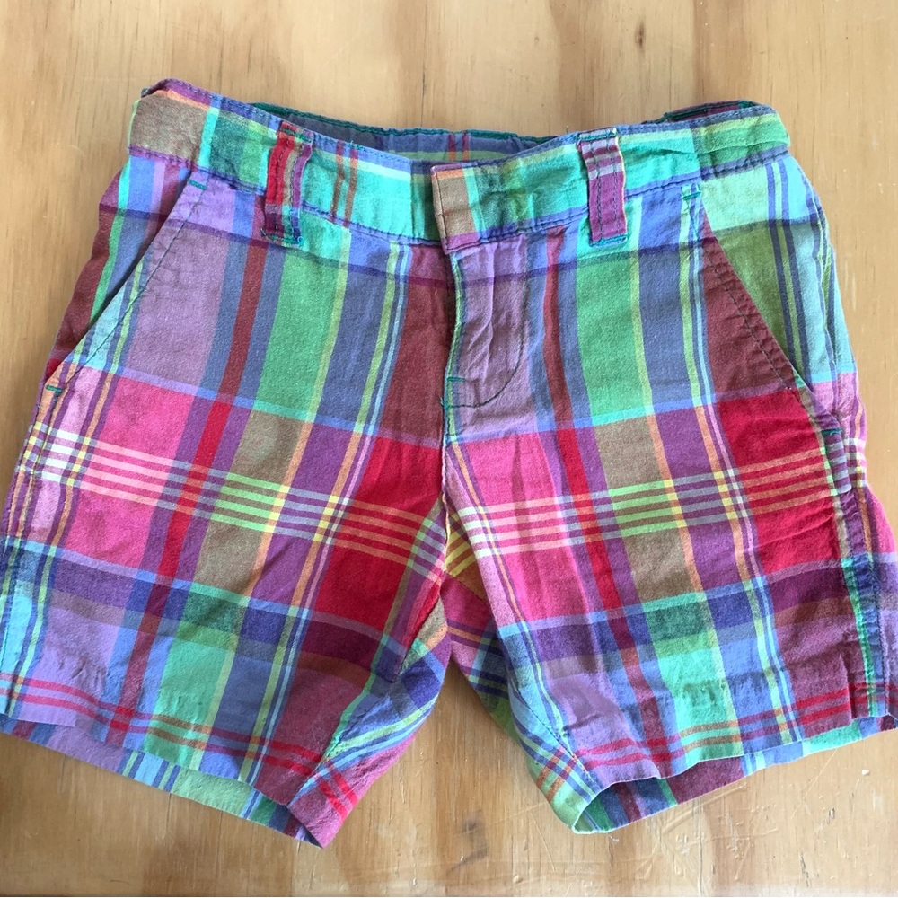 Ralph Lauren Multicolor Madras Plaid Kid’s Shorts 3T